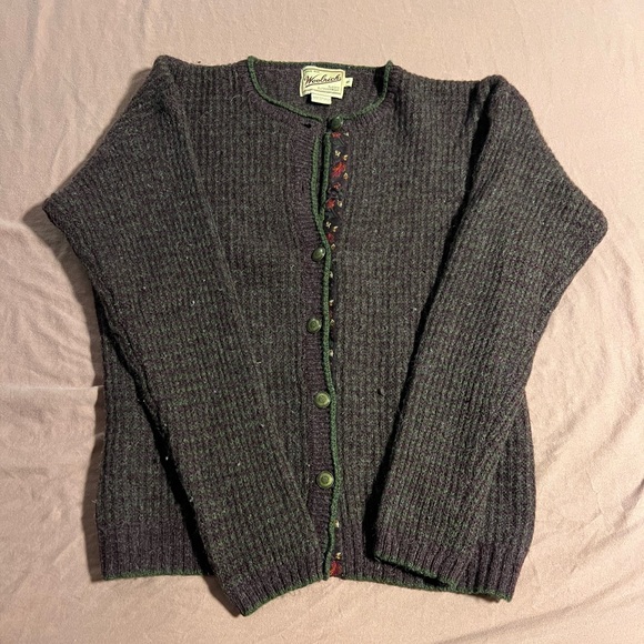 Woolrich Sweaters - Woolrich Women's Dark Purple Cardigan